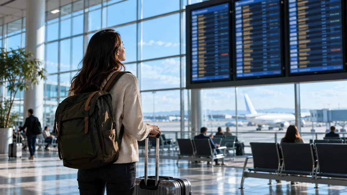 Ilustração para o guia: Como acompanhar voos: número, data e aeroporto