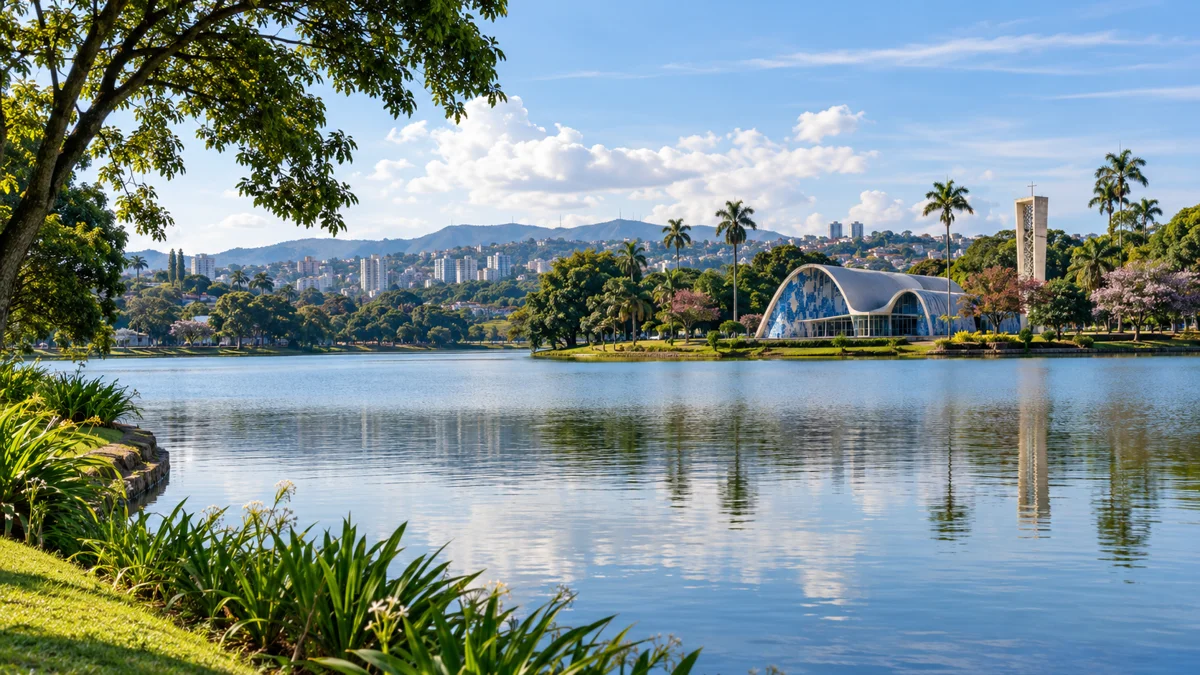 Ilustração para o guia: Passagens para Belo Horizonte: aeroporto, conexão e custo total