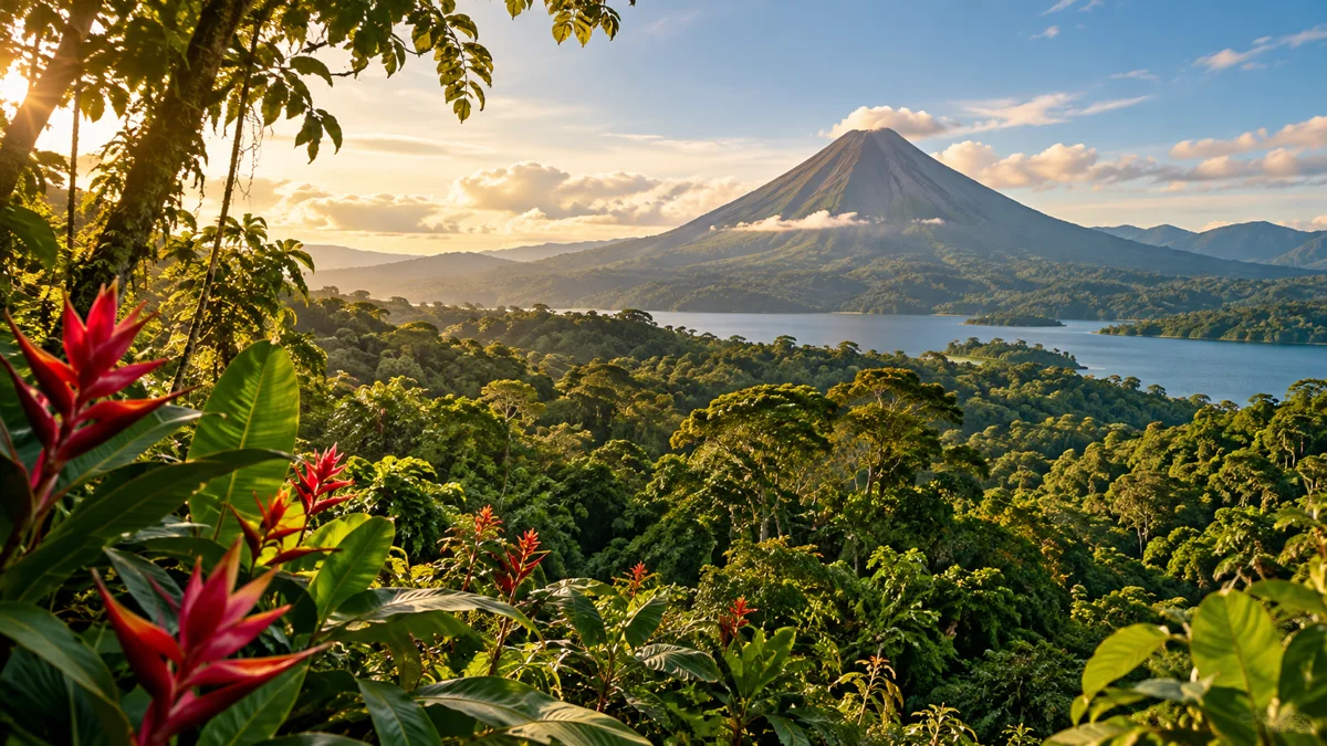 Ilustração para o guia: Passagens para a Costa Rica: como organizar a pesquisa
